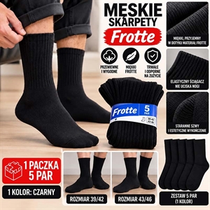 Skarpetki męskie  39-42/43-46