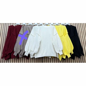 Sweter damski okrągły