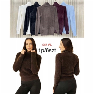 Sweter damski z golfem