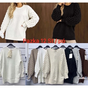 Sweter damski okrągły