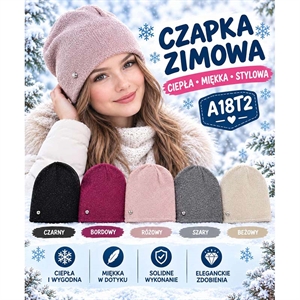 Czapka zimowa damska