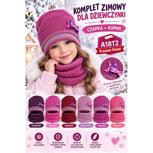 Komplet Czapka + Komin