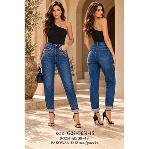 Jeansy damskie  38-48
