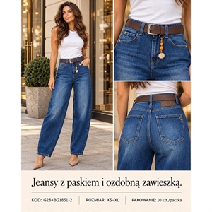 Jeansy damskie  XS-XL