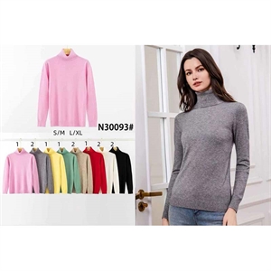 Sweter damski z golfem  S/M-L/XL