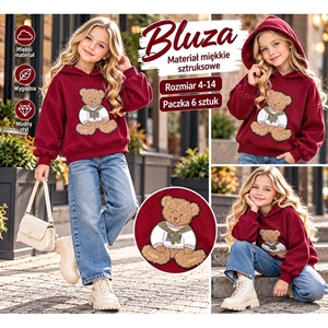 Bluza dziewczęca  4-14 lat
