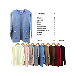 Sweter damski okrągły