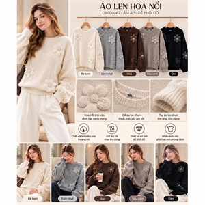 Sweter damski okrągły