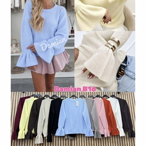Sweter damski okrągły