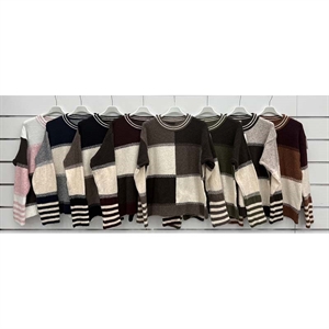 Sweter damski okrągły