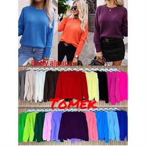 Sweter damski okrągły