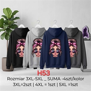 Bluza damska Big Size  3XL-5XL