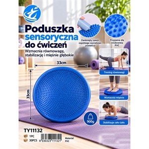 Poduszka sensoryczna do ćwiczeń 33x33cm
