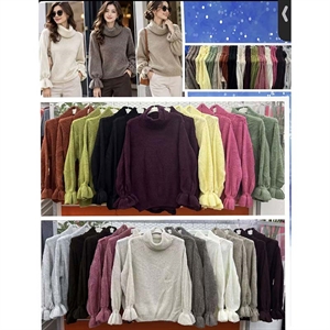 Sweter damski z golfem