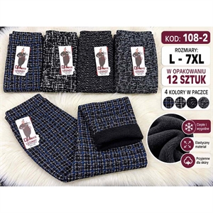 Legginsy ocieplane damskie  L-7XL