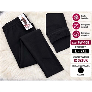 Legginsy ocieplane damskie  L-7XL