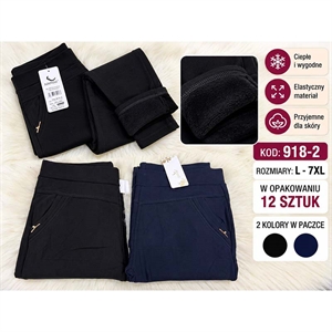Legginsy ocieplane damskie  L-7XL