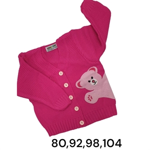 Sweter niemowlęcy zapinany na guziki produkt Turecki  80-104cm
