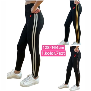 Legginsy lekko ocieplane  128-164cm