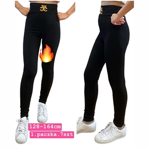 Legginsy lekko ocieplane  128-164cm