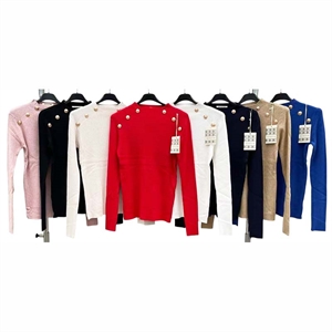 Sweter damski z półgolfem