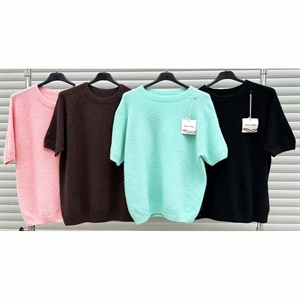 Sweter damski z krótkim rękawem