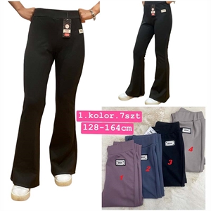 Legginsy dzwony dziewczęce  128-164cm