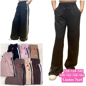Spodnie szerokie nogawki  128-164