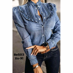 Koszula jeansowa damska  XS-XL