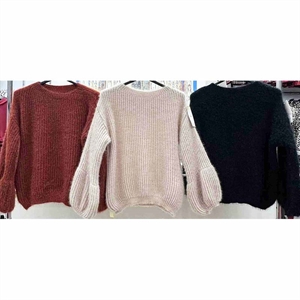 Sweter damski okrągły