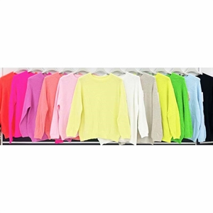 Sweter damski okrągły