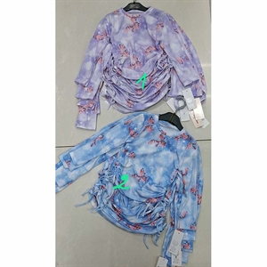 Bluzka prązkowana dziewczęca 4-14