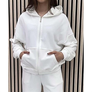 Bluza damska rozpinana na zamek z kapturem produkt Turecki  S/M-L/XL