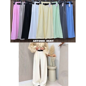 Spodnie damskie szerokie nogawki - Produkt Włoski