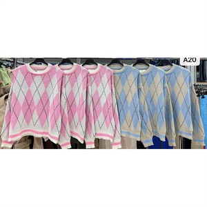 Sweter damski okrągły - Produkt Włoski