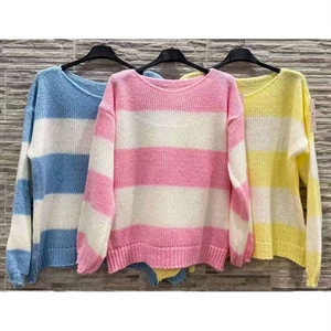 Sweter damski okrągły - Produkt Włoski