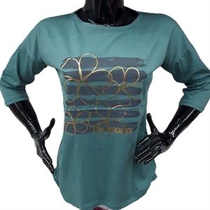 Koszulka damska z rękawem 3/4 produkt Turecki  M-XL