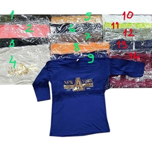 Koszulka damska z rękawem 3/4 produkt Turecki  M-XL