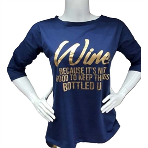 Koszulka damska z rękawem 3/4 produkt Turecki  M-XL