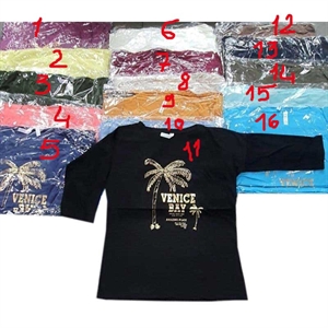 Koszulka damska z rękawem 3/4 produkt Turecki  M-XL