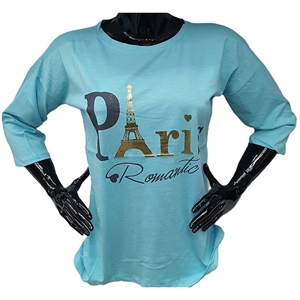 Koszulka damska z rękawem 3/4 produkt Turecki  M-XL