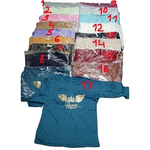 Koszulka damska z rękawem 3/4 produkt Turecki  M-XL