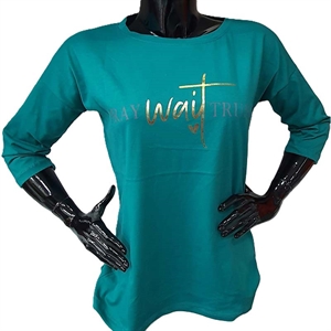 Koszulka damska z rękawem 3/4 produkt Turecki  M-XL