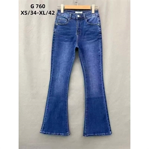 Jeansy dzwony damskie  XS-XL(34-42)