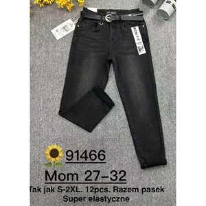 Jeansy mom fit  27-32(S-2XL)