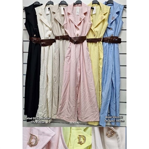 Kombinezon damski bez rękawów produkt Włoski