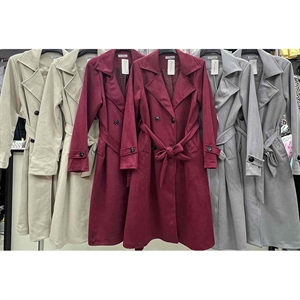 Płaszcz zamszowy damski produkt Włoski