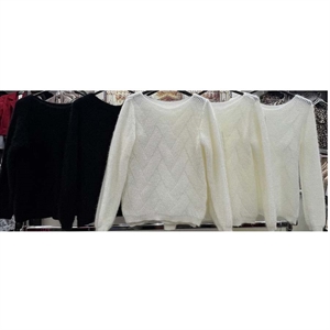 Sweter damski okrągły