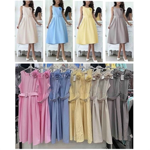 Sukienka damska z paskiem produkt Włoski