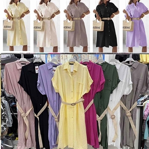 Sukienka koszulowa damska produkt Włoski